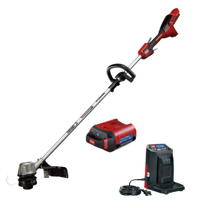 Toro 60V MAX* 14 in. / 16 in. Brushless String Trimmer with 2.5Ah Battery